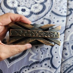 Armani exchange leather belt 45"  L/XL